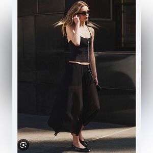 Wilfred Black Maxi Skirt